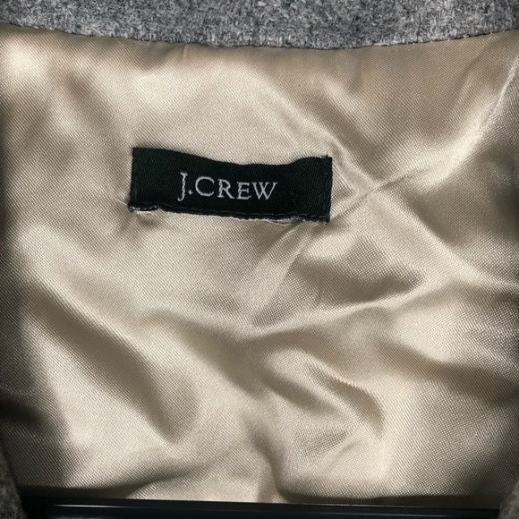 J Crew Robert Noble Scotland 100% Wool Blazer Women's Gray Rare Find Vintage - Picture 3 of 15